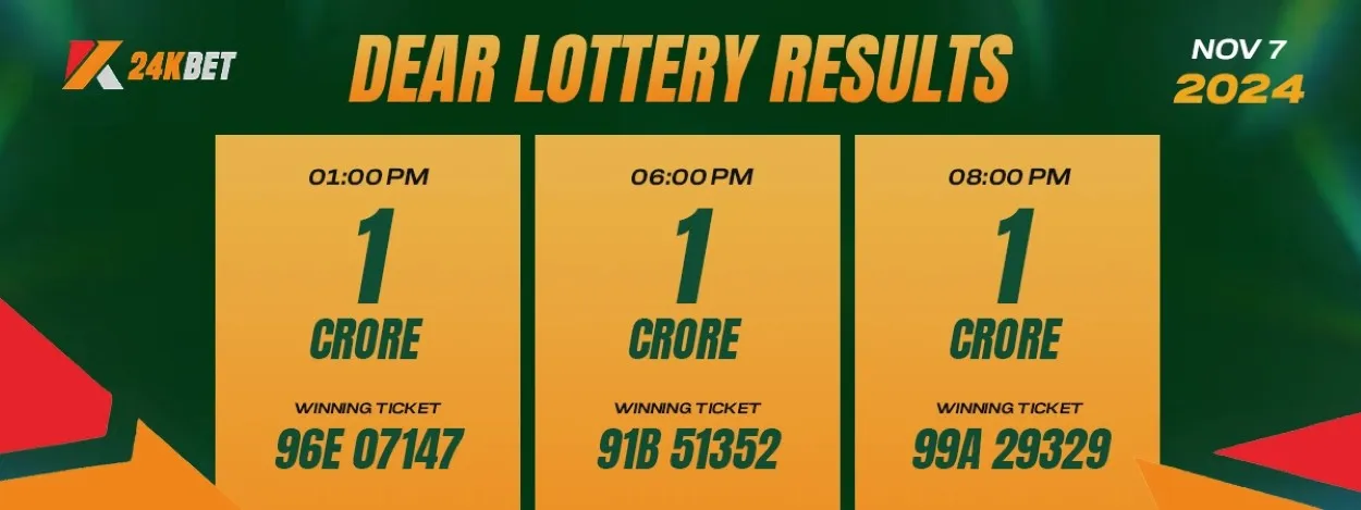 dear lottery results today 07 november 2024 1 pm 6 pm and 8 pm draws