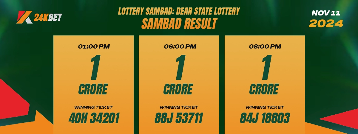 Lottery Sambad: Dear State Lottery Sambad Result Today (11 November, 2024)