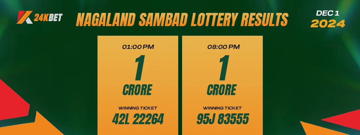 Lottery Sambad: Nagaland State Lottery Sambad Result Today (01 December, 2024)