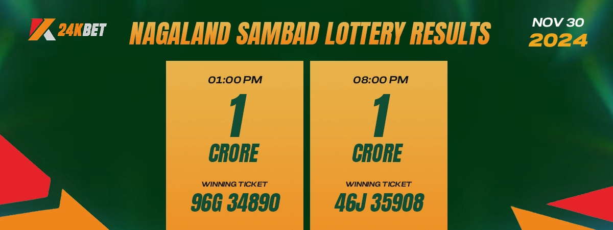 Lottery Sambad: Nagaland State Lottery Sambad Result Today (30 November, 2024)